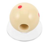 YARNOW Pool Cue Stroke Trainer with 16mm Hole Diameter, Resin Billiards Aiming Practice Tool and Professional Snooker Training Aid with Base for Pool and Billiards Players