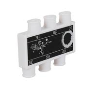 YARNOW Portable 6-hole Guitar Tuner Pitch Pipe Made of Plastic, Easy to Use for Guitarists, Instrument Supply for Accurate Tuning and Music Practice Random Color