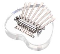 YARNOW Portable 8-tone Acrylic Kalimba Thumb Piano Mini Finger Piano with Accurate Tone for Relaxation and Performance, Beginner Musical Instrument