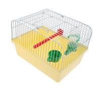 YARNOW Portable Bird Cage Food Box Waterer Spacious Metal Carrier for Cockatiels Parrots and Lovebirds for Travel Outdoor Adventures