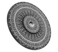 YARNOW Portable Black Alloy Bagua Feng Shui Compass 80mm Diameter and Present Box, Small Decorative Rotation Compass for Home Decor and Temple Use, Resistant to Damage and Elegant Hanging