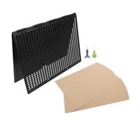 YARNOW Portable Braille Writing Board Stylus Pen and Braille Alphabet Board for Beginners Students Classroom Use Assistive Practice Tool