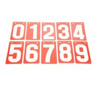 YARNOW Portable Competition Scoreboard Flip Number Cards Sturdy Waterproof Practical Score Recording Board for Tennis Pickleball Match Use with Blue and Red Digits