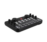 YARNOW Portable Desktop Audio Mixer with External Sound Card Voice Changing Effects Compatible with Phones and Computers for Streaming Singing and Live Recording