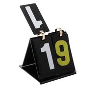 YARNOW Portable Flip Scoreboard for Card Games Tabletop Score Keeper with Large Numbers Manual Scoring Board for Cornhole and Sports Competitions