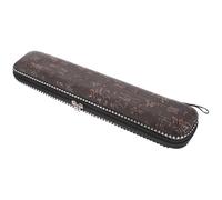 YARNOW Portable Flute Case Bag for Bamboo Flute Pu Leather and Cloth Material Protects from Damage and Easy to Carry Suitable for Personal Practice and Schools