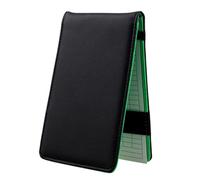 YARNOW Portable Golfing Record Book Score Keeping Notepad Simple Black Pu Paper Well-made Small and Light Notebook Protective Cover for Golfs Scorecards for Golfs Sports Use by Golfer's