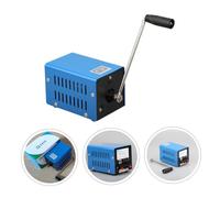 YARNOW Portable Hand Crank Generator Charger Lightweight for Outdoor Camping Emergency Survival Blue