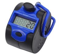 YARNOW Portable Manual Digital Tally Counter with Finger Ring Lightweight Mechanical Handheld Clicker for Accurate Counting and Resettable Statistics Random Color