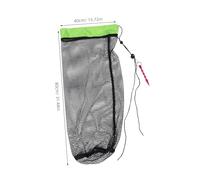 YARNOW Portable Nylon Fishing Net Bag with Invisible Mesh Foldable Fish Collection Cage for Kayak Outdoor Sports Abrasion-resistant Design with Ground Stake for Setup and Streamlined