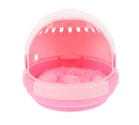 YARNOW Portable Parrot Travel Cage with Perch and Warm Nest, Hand-Held Pink Bird Carrier for Conure Cockatiel, Suitable for Outdoor Trips and Pet Supplies