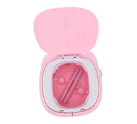 YARNOW Portable Potty Foldable Travel Toilet for Camping and Car Rides Compact Design for Easy Storage Dual Functionality as Potty and Small Toilet for Outdoor Adventures Pink