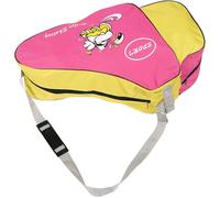 YARNOW Portable Roller Skates Bag for Women with Multi-Layer Oxford Cloth Design Easy to Clean Pink Skate Storage Pouch Suitable for Ice Skating Shoes Random Color