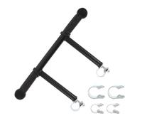 YARNOW Portable Stroller Handle Extension for Carriage Pushchair, Plastic Adjustable Handlebar Extender with 3 Clips, Fits 0.8''/1''/1.3' Diameter Bars, Suitable for Travel and Family