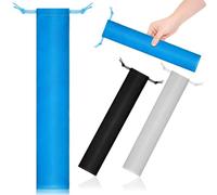 YARNOW Portable Suede Recorder Storage Bag Set 3Pcs Soft Velvet Drawstring Pouches for Soprano Flutes 6 and 8 Hole for Music Instrument Protection