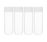 YARNOW Portable Toothbrush Head Storage Case Tidy and Hygienic 4pcs Compact Toothbrush Holder Cover for Travel Home and Office