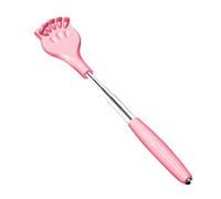 YARNOW Portable with Flexible Design Itch-Relief Tool Pink Back Scratcher Plastic for Effective Itching Relief and Easy Reach of Back Itches
