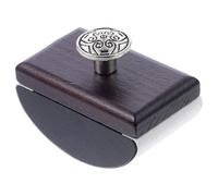 YARNOW Portable Wood Rocker Blotter Ink Absorbent Reusable Aluminium Alloy and Wood Creative Desk Accessory Arch Ink-absorbing Paper Tissue for Schools and Business Units