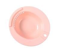 YARNOW Pregnant Women Sitz Bath Basin with Anti-Spill Wide Contoured Edges for Postpartum Patient and Elderly Care Toilet Seat Soaking Wash for Private Hygiene and Relief