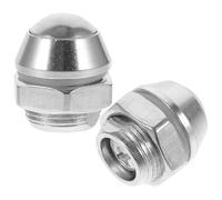 YARNOW Pressure Cooker Safety Valve Replacement Set Silver 14mm 2pcs Flat Relief Jigger Valve for Pressure Cooker Exhaust Compatible with Tower Models