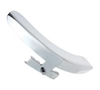 YARNOW Professional Banjo Universal Guard Plate Silver Zinc Alloy Banjo Single Leg Armrest Protective Sheet Board for Folk Instrument Accessories