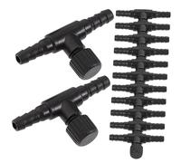 YARNOW Professional Fish Tank Valve Set 30pcs T-shaped Control Valves Aquarium Connectors for Oxygen Control