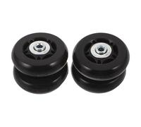 YARNOW Pu Silent Suitcase Wheel Replacement Set 4pcs 60x18mm Universal Swivel Luggage Wheels Repair Kit with Washers and Tools for Travel Trolley