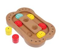 YARNOW Puppy Slow Feeder Interactive Toy for Dogs Multifunctional Slow Feeding Puzzle Unique Bone Design to Promote Healthy Eating and Mental Development