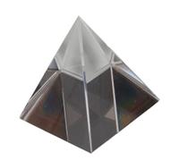 YARNOW Pyramid Prism Featuring Rainbow Optical Effects Optical Glass with Four Sides 80mm, Desk Ornament for Optics Instruments for Scientific Experiments