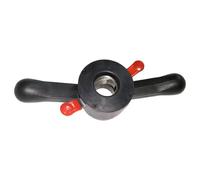 YARNOW Quick Adaptability Balancing Nut Wheel, Accessories for Machine Plastic Wing Nut Clamp with Strong Temperature Easy to Install Change Tool Car Tire Suitable