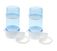 YARNOW Rabbit Guinea Pig Automatic Feeder Food Dispenser Bowl Plastic Simple to Install Clean Random Color