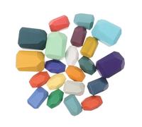 YARNOW Rainbow Stacking Blocks Set Educational Wooden Toys for Kids Montessori Toy for Fine Motor Skills Non-Uniform Design for Toddlers and Preschoolers Creative Play and Learning