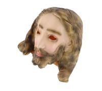 YARNOW Realistic Jesus Breathable Decorative Masquerade Prop for Christmas Party Cosplay Festival Photo Headdress with Intricate Craftsmanship
