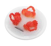 YARNOW Realistic King Crab Food Model for Photography and Display Crab Decoration for Parties and Visual Marketing