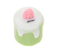 YARNOW Realistic Mini Matcha Cake Ornament for Dollhouse Miniature Bakery Scenes Lifelike Artificial Dessert Prop for Display Teaching Creative Storytelling and Festive Decorations