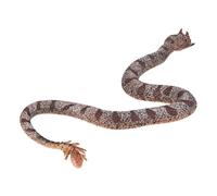 YARNOW Realistic Soft Tpr Silicone Snake with Detailed Vibrant Design Multi-purpose Fake Snake Figurine for Garden Pranks Halloween Decor Educational Exhibits and Bird Deterrent