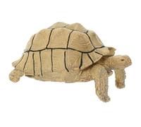 YARNOW Realistic Turtle Model Figurine Plastic Sulcata Tortoise Simulation for Home Nursery Decor Educational Animal