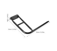YARNOW Rearview Mirror for Loaders with Iron Bracket for Quick Replacement in Construction Operations and Road Use
