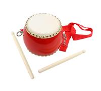 YARNOW Red Drum Boy Girl Musical Instrument Boys and Girls Percussion Toy Hand Drum Educational Toy