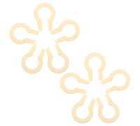 YARNOW Refrigerator Door Hinge Spacer Washer Plastic Material 10pcs 0.3' Inner Diameter and 0.2' Thickness Precision Gap Adjustment and Easy Installation for Freezer Door Assembly