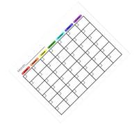 YARNOW Removable Dry Erase Whiteboard Decal PVC Sheet Easy Installation Flexible Planning Solution for Office Classroom Professionals Families