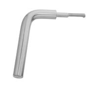 YARNOW Replacement Fireplace Door Handle Hardware for Coal Wood Pellet Stoves and Smokers, Heavy Duty Stainless Steel with Smooth Finish and High Temperature Resistant, Classic Metal Door
