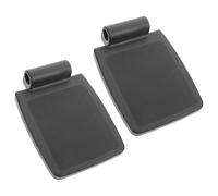 YARNOW Replacement Wheelchair Footrest Pedal 2Pcs Heavy Duty Stable Footplates Universal Elevating Footrest Parts for Elderly Patient Mobility Aid Sturdy and Easy to Install