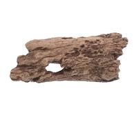 YARNOW Reptile Hide, Artificial Resin Bark Log Hollow Lizard Hideout, Bearded Dragon Or Gecko Tank Accessories, Natural Looking Basking Platform Dark Brown