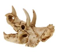 YARNOW Resin 3d Dinosaur Skull Hideout Habitat Hiding Decoration Realistic Cave for Chameleons Frogs Boys and Girls