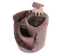 YARNOW Resin Succulent Flower Basket Plant House with Drainage Lightweight Imitation Small Planter Pot for Indoor Hanging Garden Decoration and Air Purifying Greenery