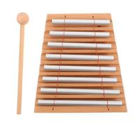 YARNOW Resonator Bells Xylophone with Eight Distinct Notes, Compact Wooden and Metal Percussion Instrument, Easy to Use for Group Play and Home Music Therapy Sessions