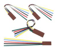 YARNOW Ribbon Bookmarks Made of Sturdy Pu and Polyester Multi-function 4pcs Convenient to Carry Bible Page Markers Suitable for Office and School Use