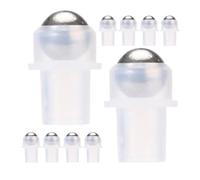 YARNOW Roller Ball Bottle Inserts Easy Installation and Improves Liquid Use Efficiency 10pcs Made of Steel and Plastic for Perfume and Essential Oil for DIY Production