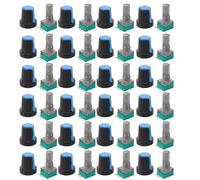 YARNOW Rotary Potentiometer Knob Set with 3 Legs and D Shaft Compatibility for Professional Audio Equipment, Featuring Easy Installation and Minimal Disturbance, for DIY Installation